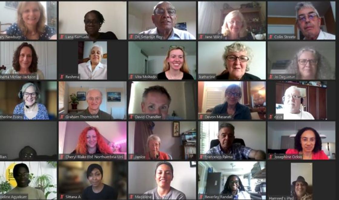 Active Involvement in Research event on Zoom 2022