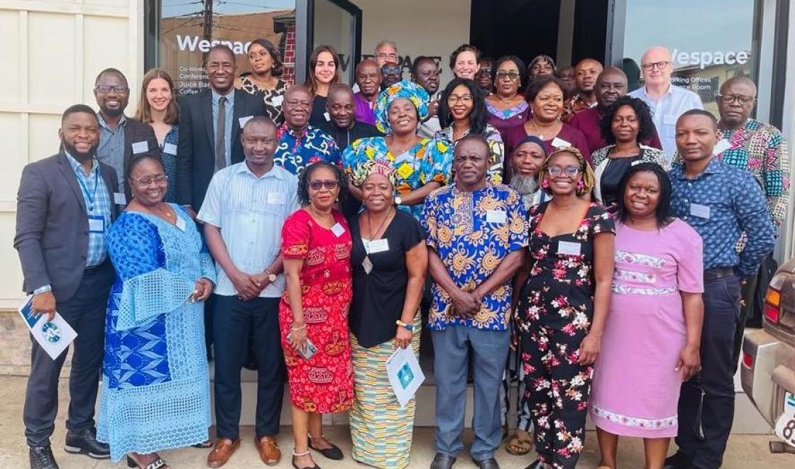 Capacity building group in Sierra Leone