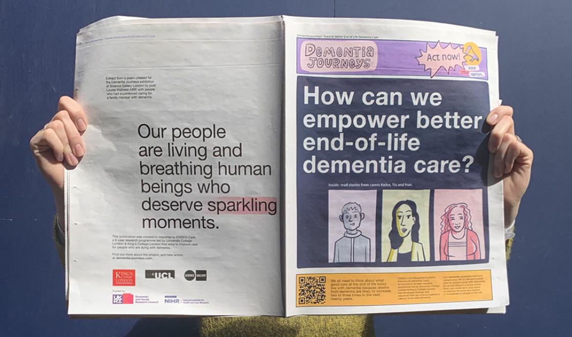An image of the accompanying Dementia Journeys publication 