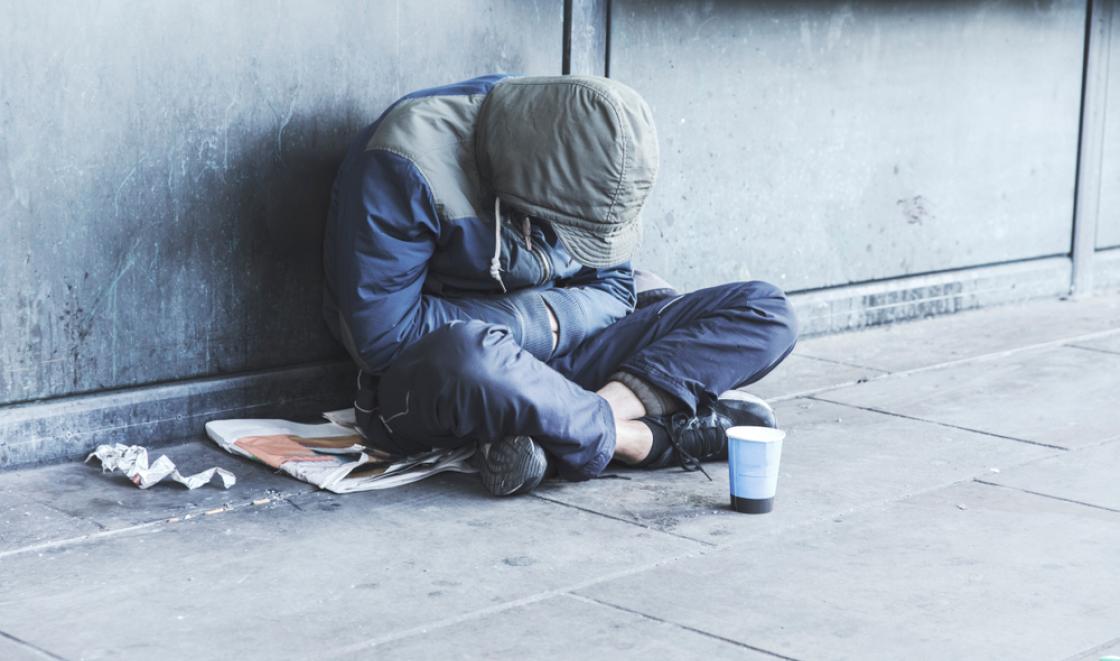 Homeless man