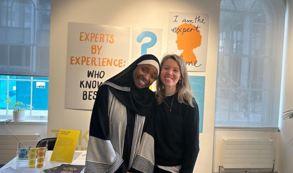 Zenab Barry and Vita Moteldo: We both presented at the exhibition.