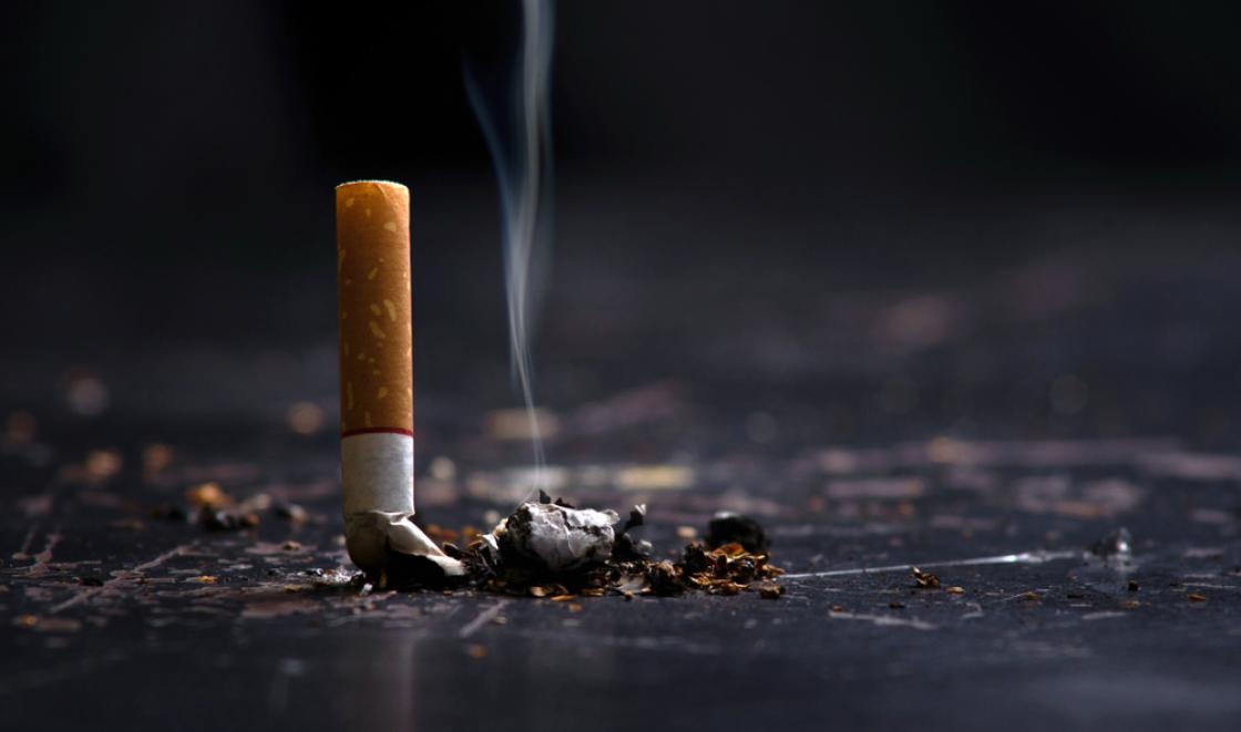 extinguished cigarette