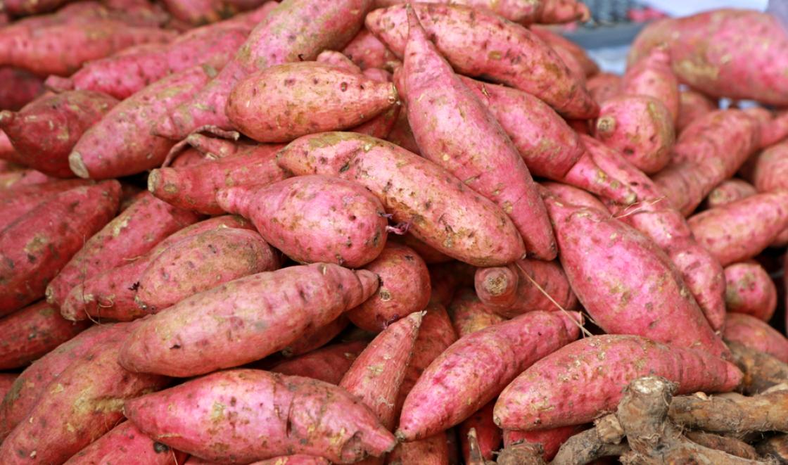 yams and sweet potatoes